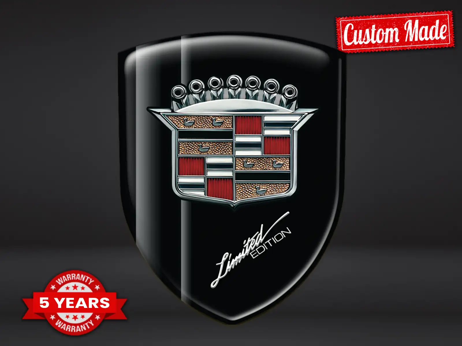 Cadillac Decal Resina Design Superiore Custom Cupola Auto ST